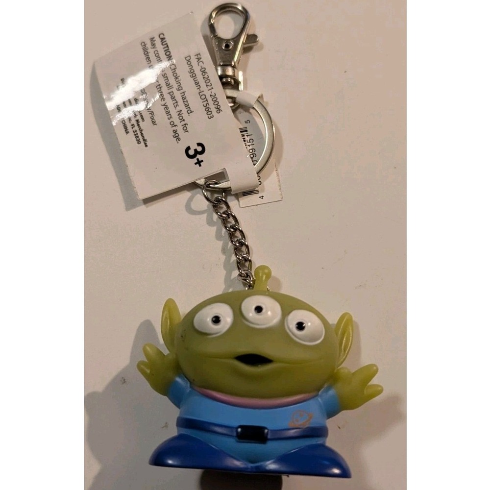 Disney Parks Toy Story Alien Light-Up Keychain Pixar Little Green Man NWT